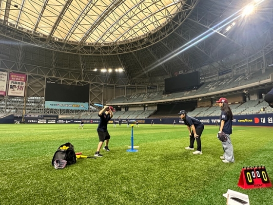 키즈클럽 티볼 페스티벌 모습. /사진=KBO