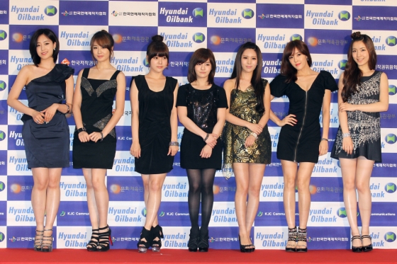 티아라 함은정(왼쪽부터) 지연, 소연, 보람, 큐리, 효민, 류화영 /사진=스타뉴스