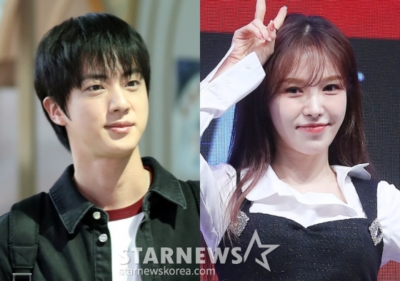 방탄소년단 진, 레드벨벳 웬디 /사진=스타뉴스