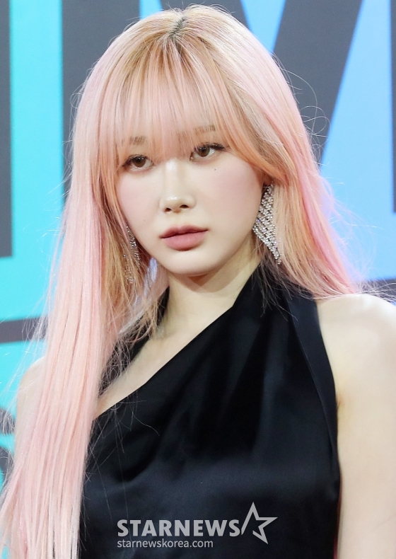 에스파 지젤이 30일 오후 인천 중구 인스파이어 아레나에서 진행된 'MMA 2024'(제16회 멜론 뮤직어워드) 레드카펫 행사에 참석해 포즈를 취하고 있다. 2024.11.30 /사진=김창현 chmt@