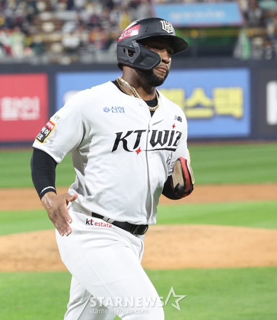 KT 위즈 멜 로하스 주니어. /사진=김진경 대기자