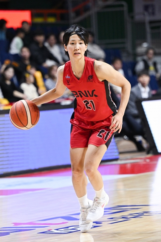 BNK 이이지마 사키. /사진=WKBL 제공