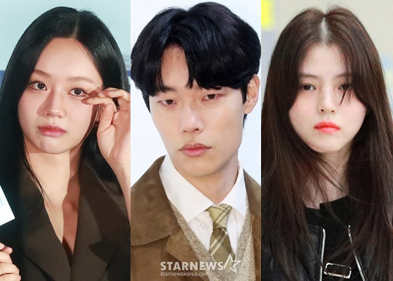 왼쪽부터 혜리, 류준열, 한소희 /사진=스타뉴스