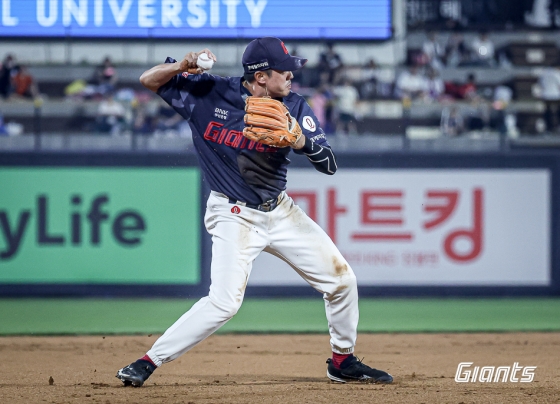 롯데 자이언츠 시절 오선진. /사진=롯데 자이언츠 제공