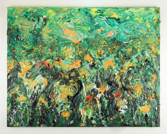 Humming Letter, 91x116.8cm, mixed media on canvas, 2025