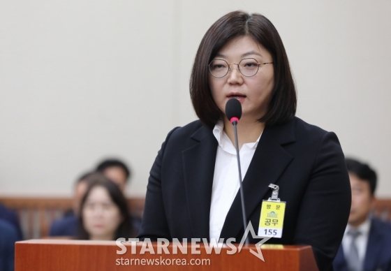 어도어 김주영 대표이사 /사진=국회사진기자단