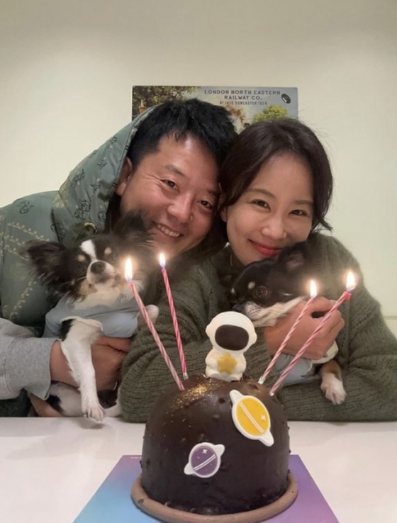 왼쪽부터 김준호, 김지민 /사진=김지민 인스타그램 캡처