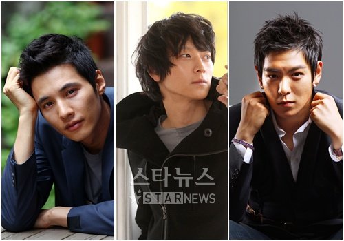 왼쪽부터 원빈, 강동원, 탑(최승현) ⓒ머니투데이 스타뉴스