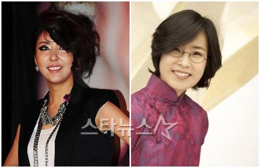 김완선(왼쪽)과 이선희