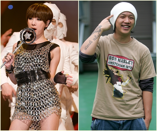 서인영(왼쪽)과 쿠시 ⓒ스타뉴스