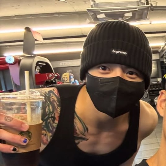 정국 /사진=마선호 인스타그램 캡처