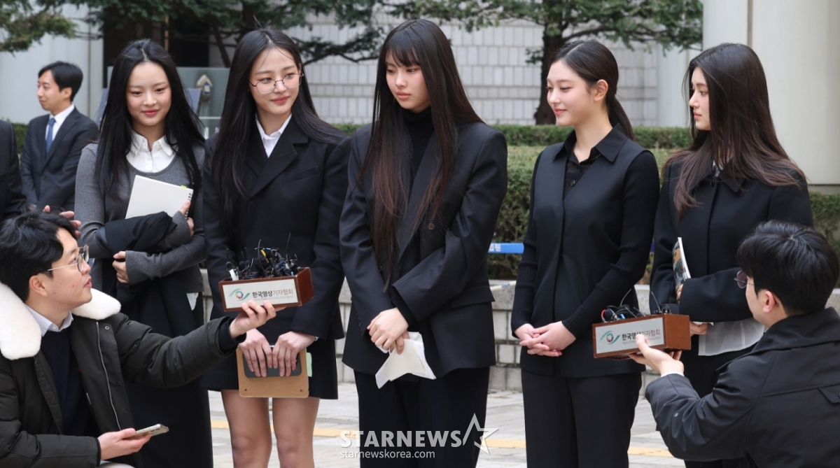 Girl group NewJeans (Hani, Minji, Hyein, Haerin, Danielle) /Photo=Chu Sang-cheol