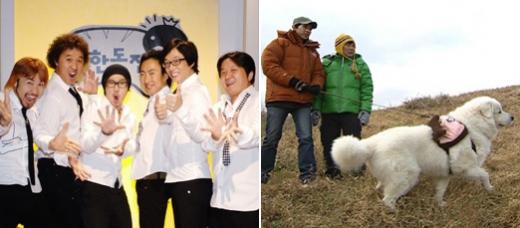 대표적 리얼 버라이어티 프로그램 MBC '무한도전'과 KBS 2TV '해피선데이'의 '1박2일'