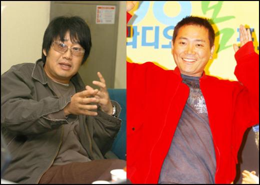 개그맨 최양락(왼쪽)과 이봉원