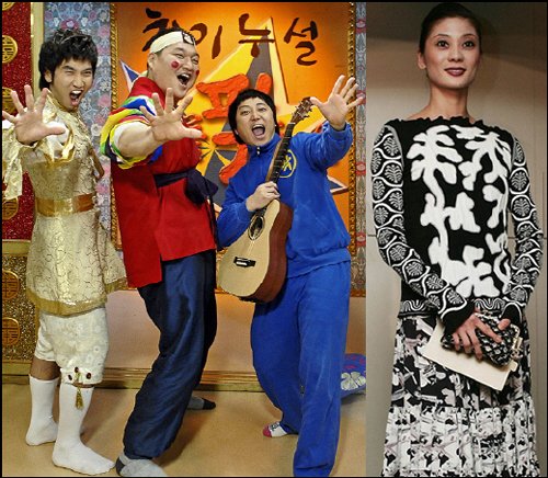 ↑'무릎팍도사'(왼쪽, 사진출처 MBC)와 발레리나 강수진