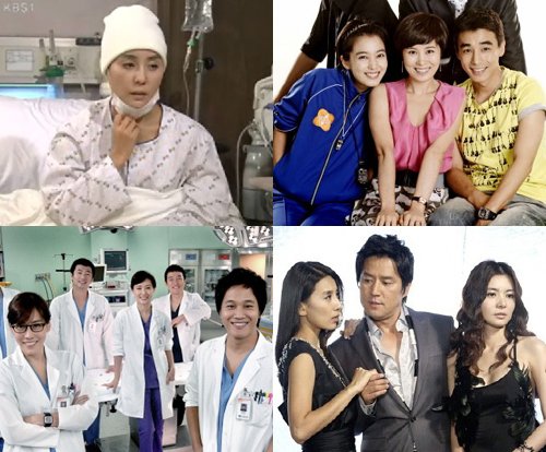 KBS '너는 내 운명', MBC '내 인생의 황금기', SBS '아내의 유혹', MBC '종합병원2' <사진=KBS,SBS,MBC>