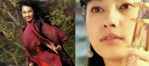 KBS 2TV '천추태후'의 25일 방송에서 첫 등장한 채시라와 신애 <사진출처=방송캡처화면>