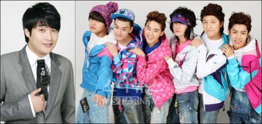 파란의 멤버 네오(왼쪽)와 그룹 유키스 ⓒ사진=임성균, 송희진 기자