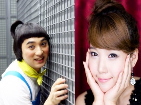 개그맨 황제성과 박성아