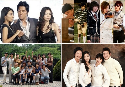 SBS '아내의 유혹',KBS 2TV '꽃보다 남자',MBC '사랑해 울지마', KBS 2TV '내사랑 금지옥엽'<사진출처=SBS,KBS,MBC>