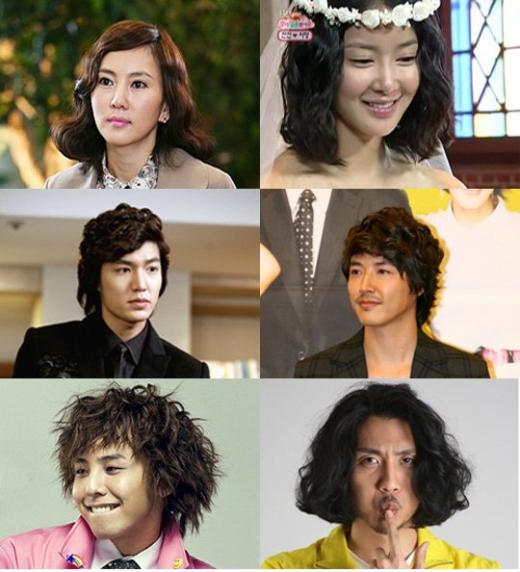 ↑김남주 이시영 윤상현 낯선 권지용 이민호 (왼쪽 위에서부터 시계방향)