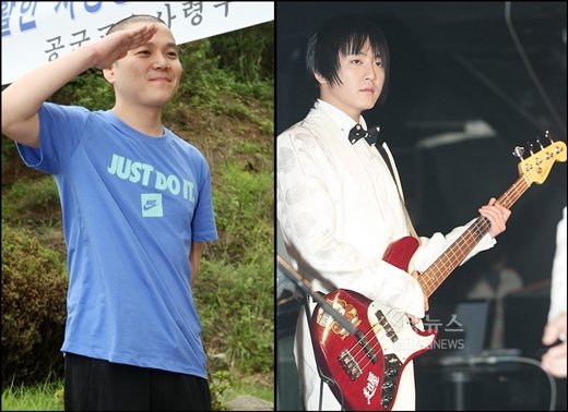 엠씨더맥스의 전민혁(왼쪽)과 제이윤 ⓒ사진=머니투데이 스타뉴스