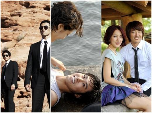 사진 왼쪽부터 '태양을 삼켜라', '맨땅에 헤딩', '아가씨를 부탁해'