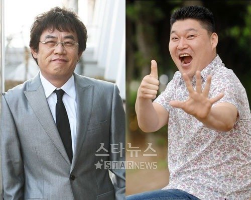 이경규(왼쪽)과 강호동