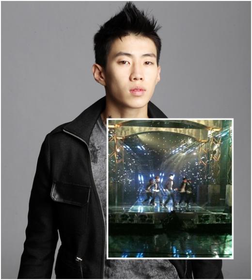 박재범(뒤), '뮤직뱅크' 컴백 리허설 중인 박재범ⓒ이명근 기자 qwe123@, '뮤직뱅크' 공식 트위터