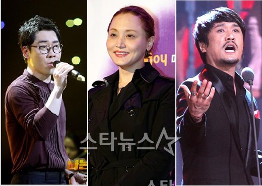 왼쪽부터 김연우 이소라 JK김동욱