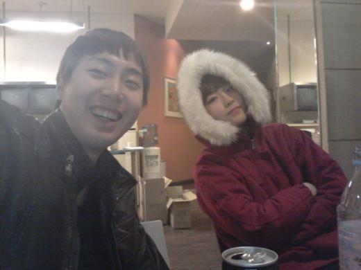 장범준(왼쪽)과 신지수 ⓒ출처= 신지수 트위터