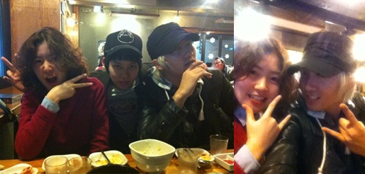 심은경, 김희철, 정모(왼쪽부터)ⓒ사진=정모 트위터