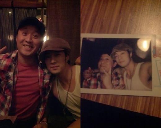 (왼쪽부터)정준하,소지섭ⓒ사진출처=정준하트위터