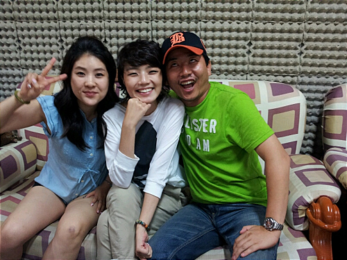 강유미 안영미 김준호(왼쪽부터) 사진=안영미 미투데이