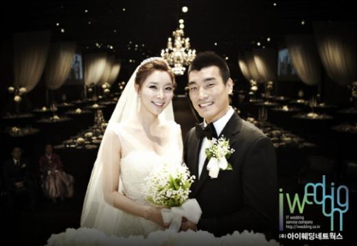 권나연(왼쪽) 조원희 부부