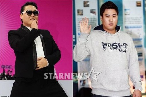 싸이(왼쪽)와 류현진 / 사진=스타뉴스