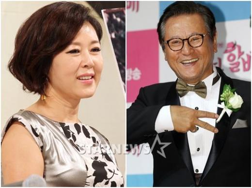 배우 차화연(왼쪽)과 박근형 / 사진=머니투데이 스타뉴스