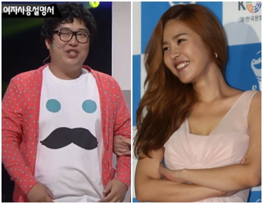 나상규(사진 좌)와 서은미 /사진=tvN '코미디 빅리그' 방송화면 캡처(사진 좌측), 이동훈 기자(사진 우측)