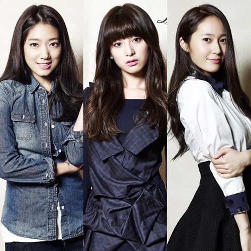 (왼쪽부터) SBS 드라마 '상속자들' 배우 박신혜, 김지원, 정수정(크리스탈) /사진제공=SBS