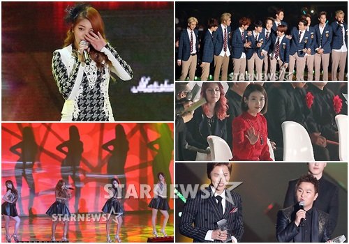 에일리 엑소 아이유 허각 케이윌 씨스타(위 왼쪽부터 시계방향으로)  / 사진= 스타뉴스 임성균 기자