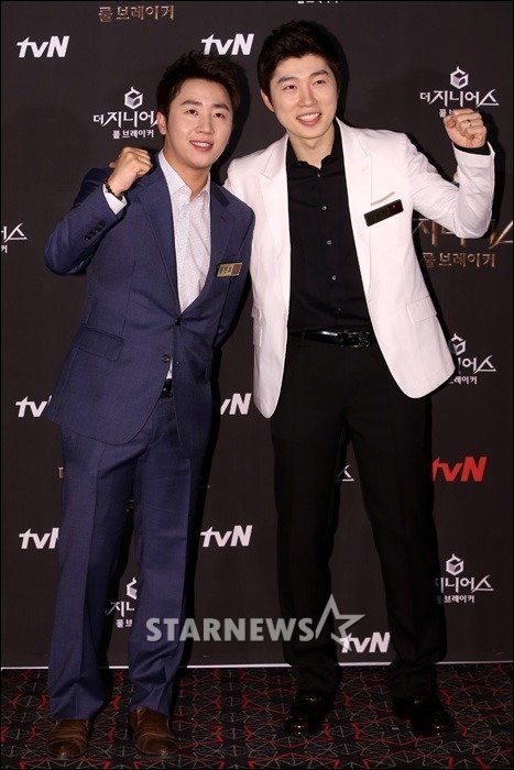 (왼쪽부터) 홍진호, 임요환 / 사진=이기범 기자
