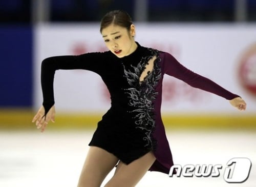 올림픽 2연패에 도전하는 김연아. /사진=뉴스1