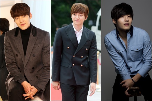 왼쪽부터 김우빈, 이준호, 강하늘/사진=머니투데이 스타뉴스