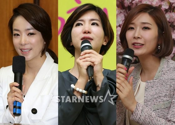 박은영, 황정민, 이정민 KBS 아나운서(왼쪽부터) /사진=스타뉴스