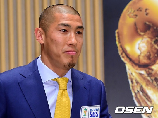 정우영 캐스터와 함께 첫 단독 해설에 나선 차두리(34)가 '본토 발음'의 독일어를 뽐내 눈길을 끌었다./ 사진=OSEN