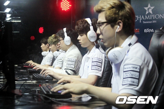 삼성블루가 OMG를 꺾고 예선 1승을 추가했다./ 사진=OSEN