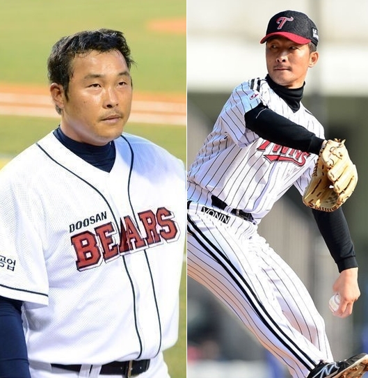 김동주(좌)와 류택현. /사진=OSEN