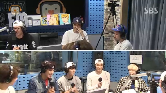 그룹 45RPM(위), 히스토리 /사진=SBS 파워FM '김창렬의 올드스쿨' 보이는 라디오 방송화면 캡쳐