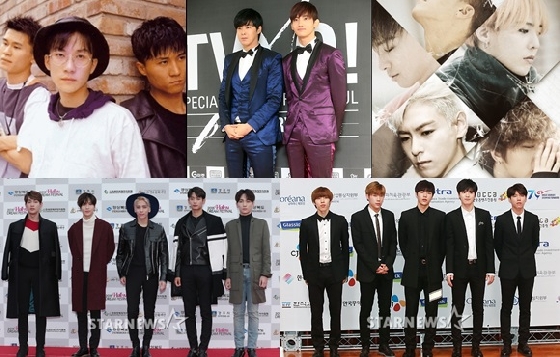 서태지와 아이들, 동방신기, 빅뱅, 인피니트, 샤이니(왼쪽 위부터 시계방향) / 사진=각 가수 음반 재킷 및 스타뉴스