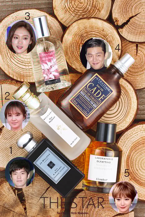 스타에게 추천하는 가을 향수 /사진제공=더스타